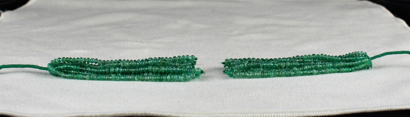 Certified Natural Emerald Round Beads 105 Ct Tassel Gemstone Earring Design