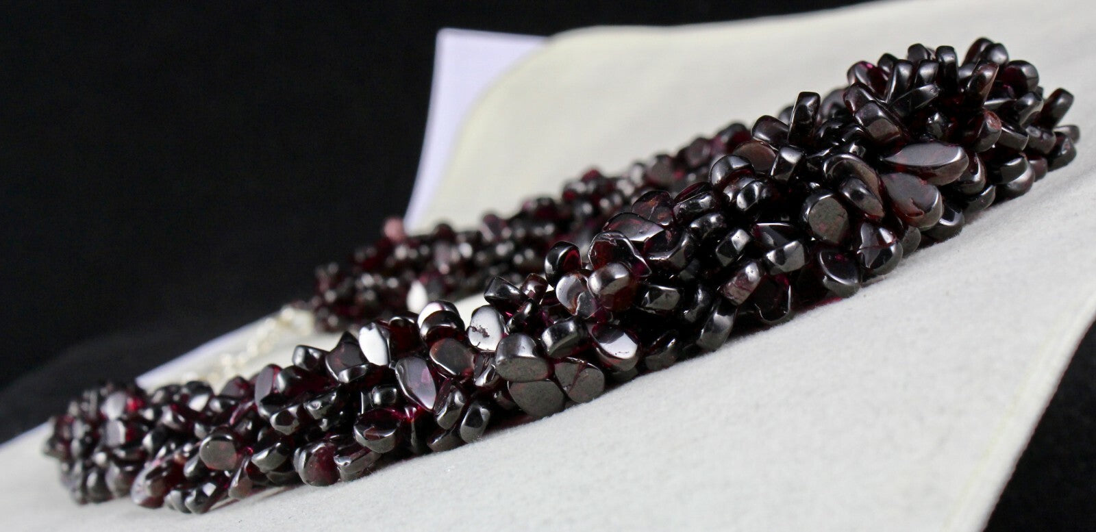 Unique Natural Garnet Beads Tear Drop 5 L 1662 Ct Red Gemstone Necklace