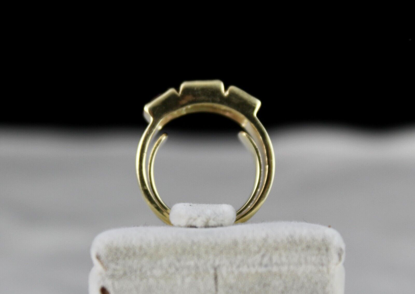 ELEGANT NATURAL OLD SPINEL EMERALD CUSHION GEMSTONE FINEST UNISEX SILVER RING