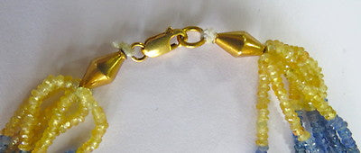 22k Gold Jadau Pendant Colombian Emerald 281ct Rainbow Beads Certified