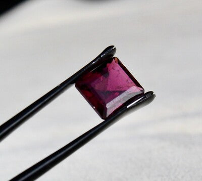 Natural Rubellite Red Tourmaline 11x9mm 4.43ct Octagon Cut Gemstone Ring