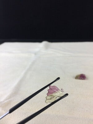 Natural Tourmaline Carved Leaves Pair 7.83 Ct Multi Gemstone Earring Designing