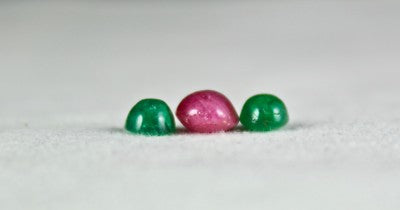 Natural Emerald 5 Ct Oval Rubies Ring Design Gemstone Loose