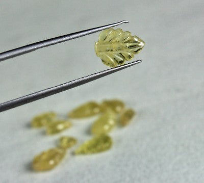 Certified Multi Emerald Ruby Sapphire Carved Leaves Loose Gemstone Necklace Set