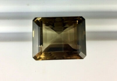 Natural Smoky Quartz 27x21mm Octagon Cut 85.98ct Gemstone Pendant Design