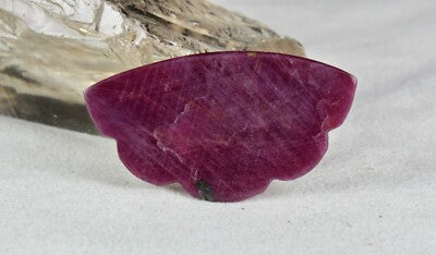 Handcrafted Natural Ruby 110ct Carved 32x58mm Gemstone Pendant Design