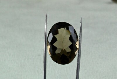 Natural Smoky Quartz Oval 11 Pc 86.75 Ct Gemstone For Set Designing