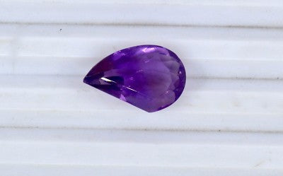 Natural Amethyst Pear Fancy Cut 23x15mm 18.60cts Gemstone For Ring Pendant