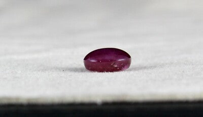 Certified Natural 6 Line Star Ruby 5.68 Ct Round Cabochon For Ring Pendant