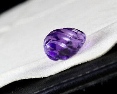 Natural Amethyst Tear Drop Pendant 21 X 14 Mm 28.05 Cts Gemstone Hanging