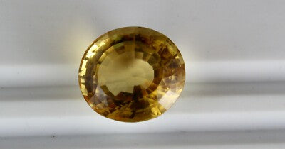 Golden Topaz Citrine Oval 24x22mm 59.33ct Gemstone For Pendant