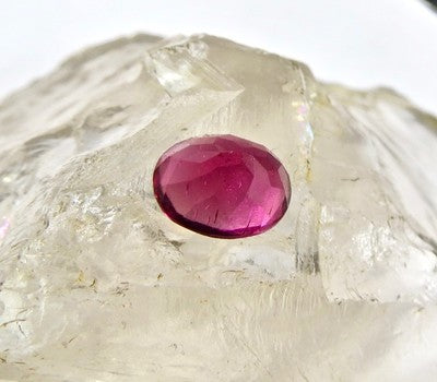 Certified Natural Pink Tourmaline Rubellite Oval Cut 3.05ct Gem For Ring Pendant
