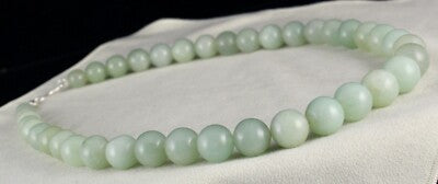 Certified Natural Aventurine Jade Necklace 1006 Ct Beaded Gemstone String