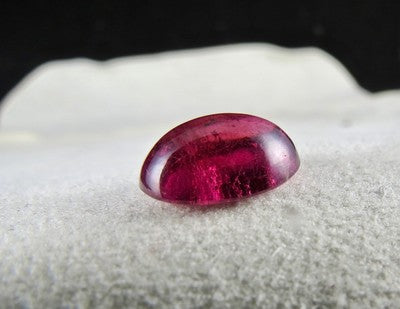 Certified Natural Pink Tourmaline Rubellite 9.64ct Oval Cabochon Ring Pendant