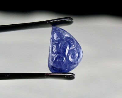 Certified Natural Unheated Blue Sapphire Pendant 16.50 Ct Gemstone Designing