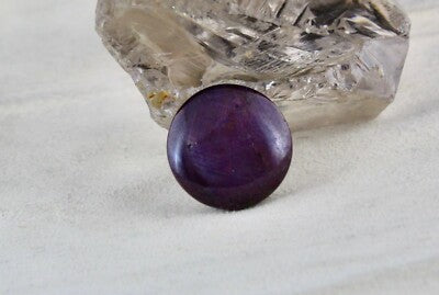 Certified 26mm Natural 6 Line Star Ruby Round Cabochon 85.75ct Gemstone Pendant