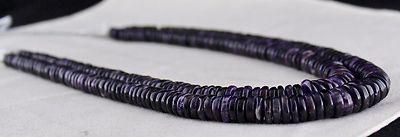 Natural Dark Amethyst Beads 781ct Gemstone Fashion Necklace 2 Line