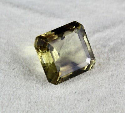Natural Lemon Quartz Big Loose 17x18mm 26.42 Ct Square Cut Gemstone Pendant