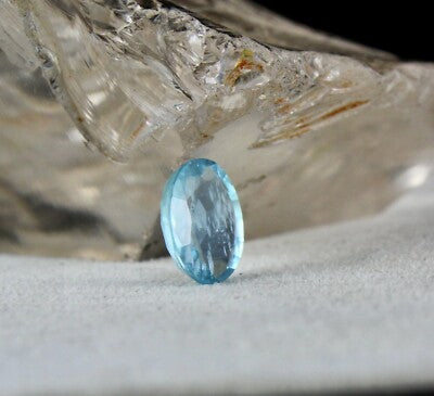 Certified Natural Blue Aquamarine 4.60 Ct Oval Gemstone For Ring Pendant Design