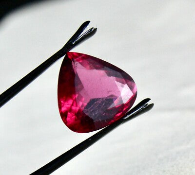 Certified Natural Pink Tourmaline Rubellite Heart 11.14 Ct Gemstone Pendant