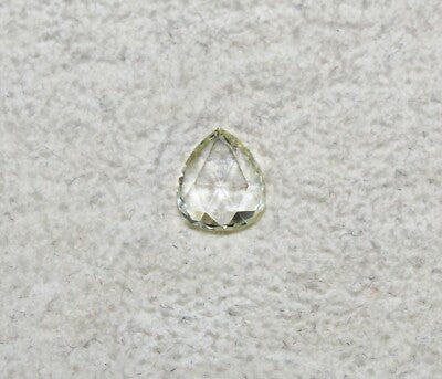Certified Natural Rose Cut Diamond Pear 1.11ct Loose Stone For Ring Pendant