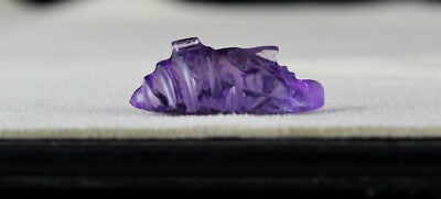 Natural Amethyst Carving Face Cabochon 15.32ct Gemstone Pendant Design
