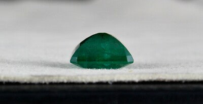 Certified Emerald Octagon 7.71 Ct Gemstone Ring Pendant In Sterling Silver