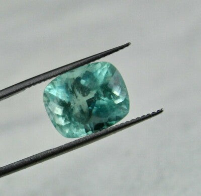 Natural Blue Aquamarine 5.97 Ct Cushion Cut Loose Gemstone For Ring Pendant
