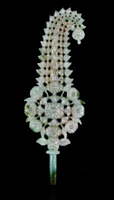 Certified Natural Persian Jade 10ct Turban Kalangi Ruby Diamond 22k Gold