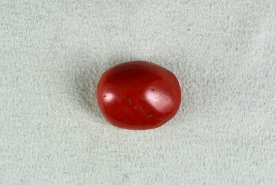 Certified Natural Red Coral 24x20mm 40.14 Ct Gemstone For Ring Pendant