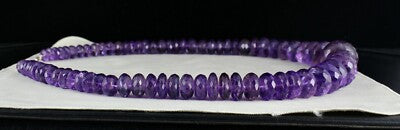 Certified Natural Amethyst 1901 Ct Faceted Round Gemstone Unique Necklace