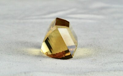 Certified Natural Citrine 114ct Topaz 29x22 Mm Rectangle Gemstone For Pendant