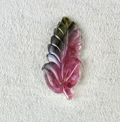 Natural Multi Tourmaline Carved Gemstone 13.22 Ct For Pendant Ring Brooch