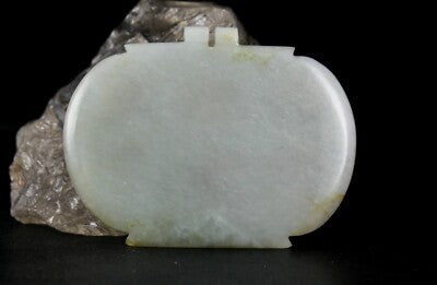 Certified Natural Diamond Mughal Nephrite Jade 10ct Gold Ruby Emerald Pendant