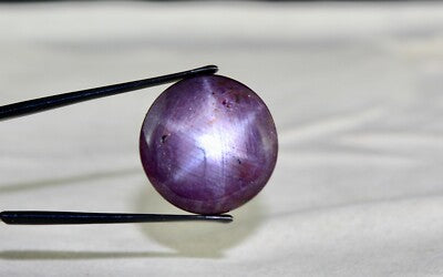 Certified 26mm Natural 6 Line Star Ruby Round Cabochon 85.75ct Gemstone Pendant