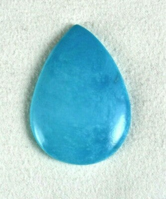 Certified Natural Arizona Turquoise Pear 39.96 Ct Loose Gemstone Pendant