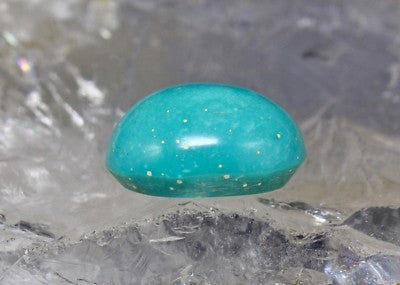 Natural Blue Turquoise Oval 18mm 17.67cts Gemstone Ring Pendant