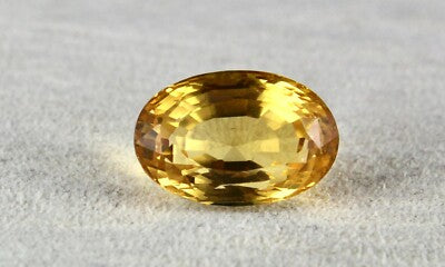 Yellow Citrine Oval Cut 20x13mm 20.78ct Loose Gemstone Ring Pendant