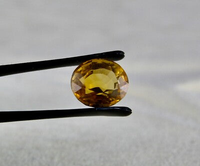 Yellow Citrine Oval 3 Pcs 18.26 Ct Earring Pendant