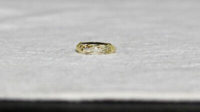 Certified Natural Rose Cut Yellow Diamond 0.91 Ct Oval Stone For Ring Pendant