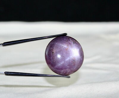 Certified 26mm Natural 6 Line Star Ruby Round Cabochon 85.75ct Gemstone Pendant