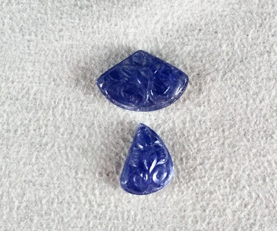 Certified Natural Unheated Blue Sapphire Pendant 16.50 Ct Gemstone Designing