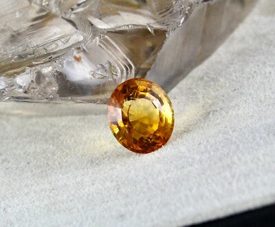 Natural Yellow Citrine Oval 9.31 Ct 14x12mm Loose Gemstone Ring Pendant