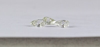 Certified Natural Old Mine Cut Diamond Pear Stones 1.54 Ct For Earring Ring