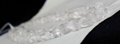 Natural Pink Aquamarine 1094 Ct Faceted Tumble Beads Gemstone Necklace