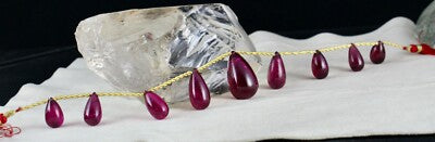 Certified Pink Tourmaline Rubellite Pear Drop Necklace 161ct, 9 Gemstone Jewelry