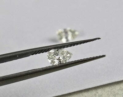 Certified Natural Old Mine Cut Diamond Pear Stones 1.54 Ct For Earring Ring