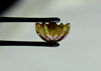 Rare Colour Natural Tourmaline Carved 4 Pcs 18.12 Ct Gemstone For Earrings