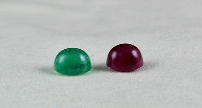 Natural Emerald 14.48 Ct Oval Rubies Gemstone Designing Translucent Loose