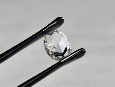 Certified Natural Diamond Rose Cut 0.89 Ct H Cushion Shape For Ring Or Pendant